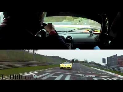 Vidéos : Duel entre la Maserati MC12 Corsa et la Ferrari Enzo ZXX sur le Nürburgring