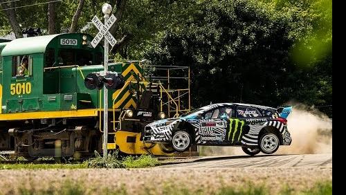 Gymkhana 9 : usines et port industriel au programme d’entraînement de Ken Block