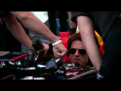 Tom Cruise teste une Formule 1