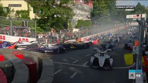 Formule E : l'énorme carambolage au E-Prix de Berne