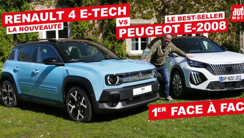 Nouvelle Renault 4 E-Tech vs Peugeot E-2008 : 1er face à face