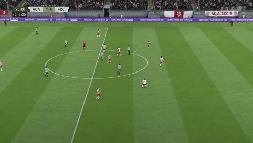 AC Ajaccio - FC Chambly Oise sur FIFA 20 : résumé et buts (L2 - 34e journée)