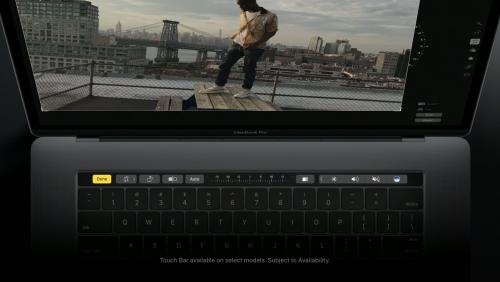 MacBook Pro : vidéo promo Touch Bar