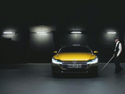 La Volkswagen Arteon immortalisée par un photographe non-voyant