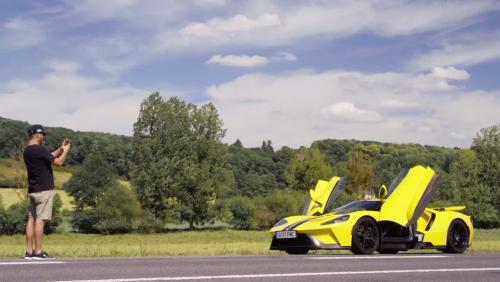 Ken Block essaie la Ford GT en France