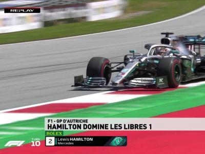Formule 1 : résumé des Essais Libres 1 du Grand Prix d'Autriche