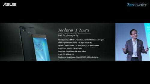 Asus ZenFone 3 Zoom : Keynote de présentation du téléphone au CES 2017 (VO)