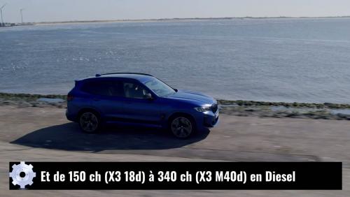 BMW X3 (2021) : le restylage de mi-carrière en vidéo