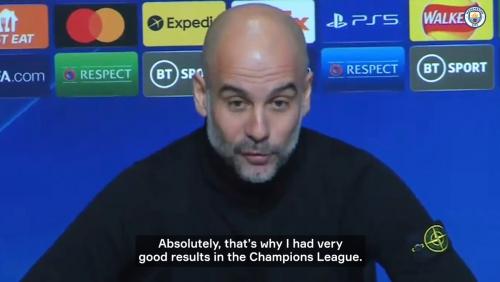 Manchester City - Atlético : la blague de Guardiola sur ses audaces tactiques (vidéo)