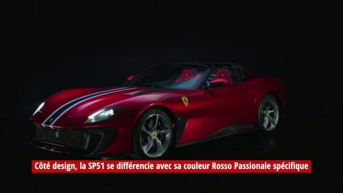 Ferrari SP51 (2022) : les détails de l’exemplaire unique basé sur la Ferrari 812 GTS