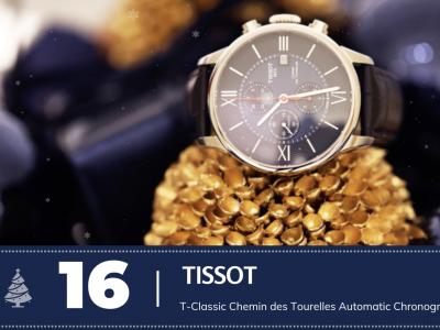 #16 Tissot T-Classic Chemin des Tourelles Automatic Chronograph Bucherer Blue