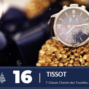 Calendrier de l'Avent Bucherer 2019 - #16 Tissot T-Classic Chemin des Tourelles Automatic Chronograph Bucherer Blue