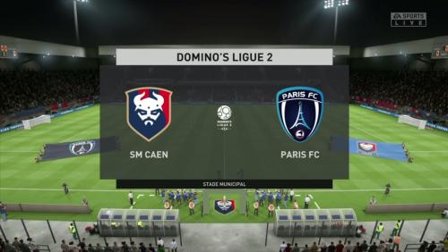 FIFA 20 : notre simulation de Stade Malherbe de Caen - Paris FC (L2 - 30e journée) 