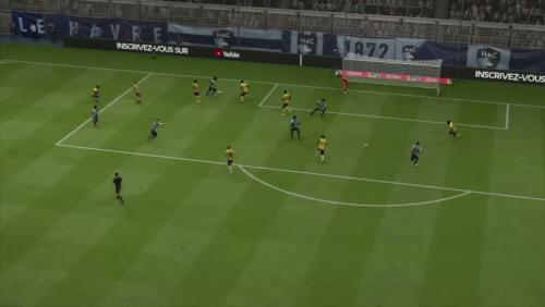 Le Havre FC - FC Sochaux sur FIFA 20 : résumé et buts (L2 - 32e journée)