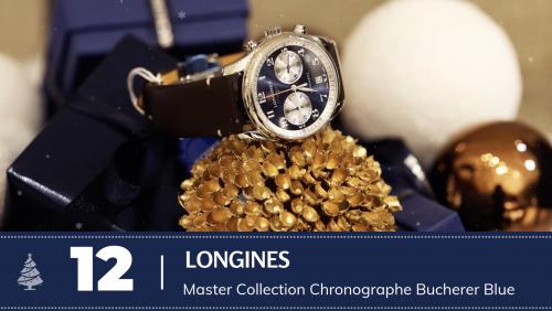 Calendrier de l'Avent Bucherer 2019 - #12 Longines Master Collection Chronographe Bucherer Blue