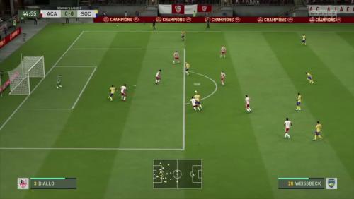 AC Ajaccio - FC Sochaux sur FIFA 20 : résumé et buts (L2 - 30e journée)