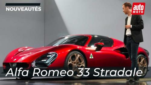 EXCLUSIF : Alfa Romeo 33 Stradale, nos premiers tours de roues au volant de la supercar !
