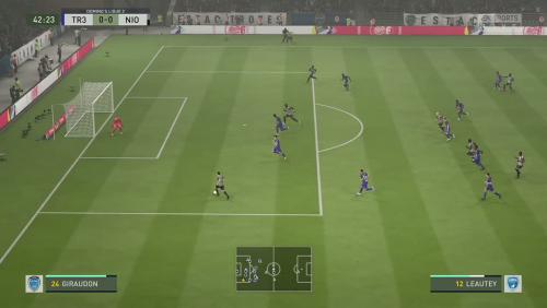 ESTAC Troyes - Chamois Niortais sur FIFA 20 : résumé et buts (L2 - 38e journée)