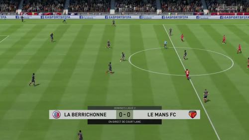 La Berrichonne de Châteauroux - Le Mans FC sur FIFA 20 : résumé et buts (L2 - 34e journée)