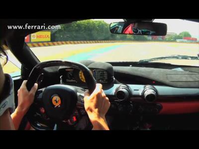 Alonso pousse La Ferrari à ses limites à Fiorano