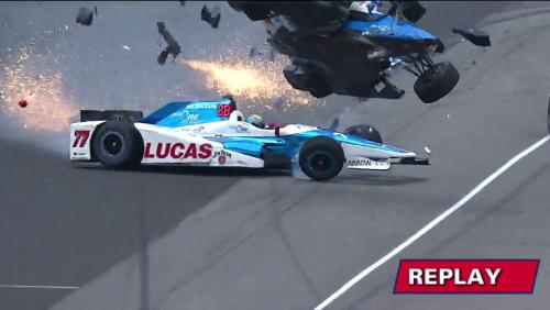 Indy 500 : Scott Dixon sort indemne de son effroyable crash
