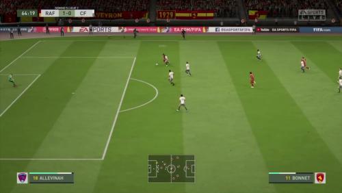 Rodez AF - Clermont Foot 63 sur FIFA 20 : résumé et buts (L2 - 29e journée)