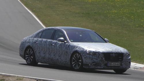 La nouvelle Mercedes-Maybach Classe S repérée en essai sur le Nürburgring