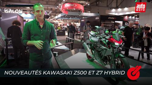 EICMA : Nouveautés Kawasaki Z500 et Z7 Hybrid