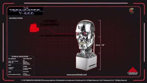 Terminator T-800 : présentation de l'enceinte d'AC Worldwide