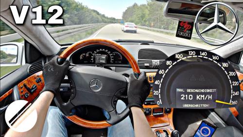 Une Mercedes-Benz CL 600 Brabus à l’assaut de l’Autobahn à 260 km/h en vidéo