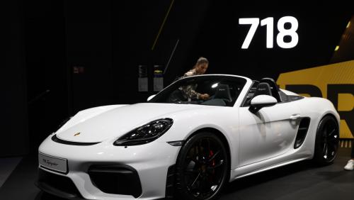 Porsche 718 Spyder : notre vidéo au Salon de Francfort