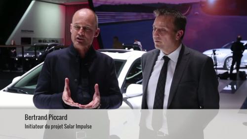 Bertrand Piccard échange son Solar Impulse contre une Hyundai Ioniq électrique
