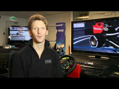 Romain Grosjean teste F1 2012