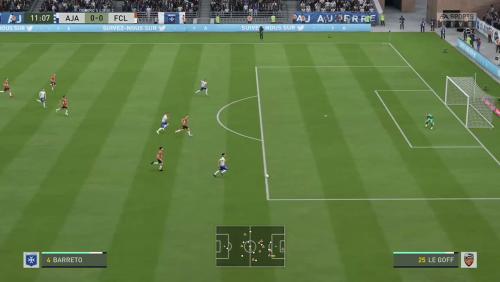 AJ Auxerre - FC Lorient sur FIFA 20 : résumé et buts (L2 - 36e journée)