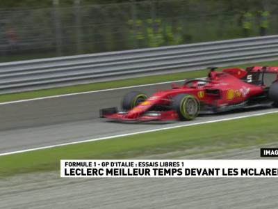 Grand Prix d'Italie de F1 : Charles Leclerc, meilleur temps de la première séance d'essais libres