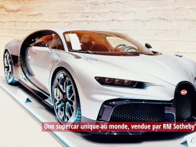 Bugatti Chiron Profilé (2023) : l’exemplaire unique et vendu aux enchères en vidéo