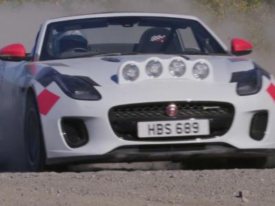 Jaguar F-TYPE : la version Rallye en vidéo