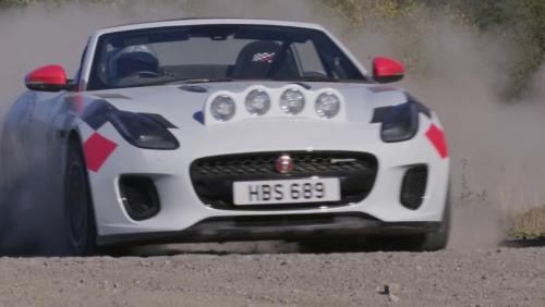 Jaguar F-TYPE : la version Rallye en vidéo