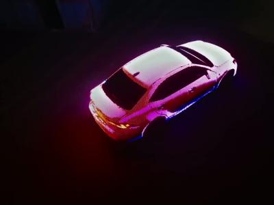 Lexus transforme une IS en écran LED géant