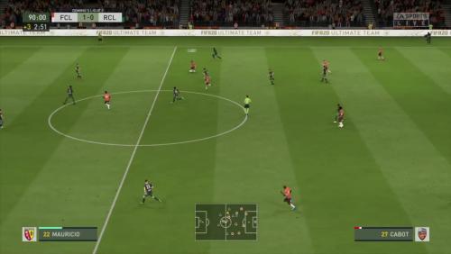 FC Lorient - RC Lens sur FIFA 20 : résumé et buts (L2 - 31e journée)