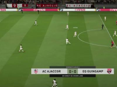 FIFA 20 : notre simulation de AC Ajaccio - En Avant Guingamp (L2 - 32e journée) 