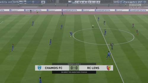 Chamois Niortais - RC Lens sur FIFA 20 : résumé et buts (L2 - 37e journée)