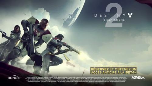 Destiny 2 : trailer de la bêta ouverte sur PS4, Xbox One et PC