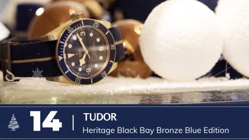 Calendrier de l'Avent Bucherer 2019 - #14 Tudor Heritage Black Bay Bronze Blue Edition