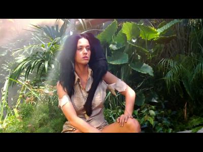 Katy Perry rescapée au milieu de la jungle