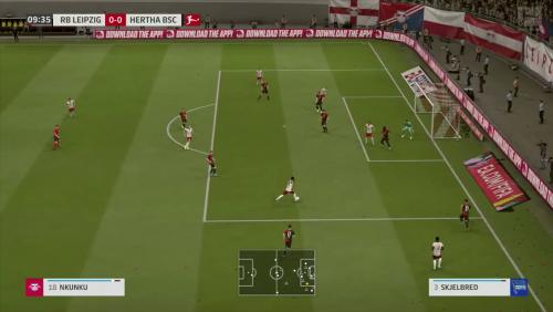  RB Leipzig - Hertha Berlin sur FIFA 20 : résumé et buts (Bundesliga - 28e journée)