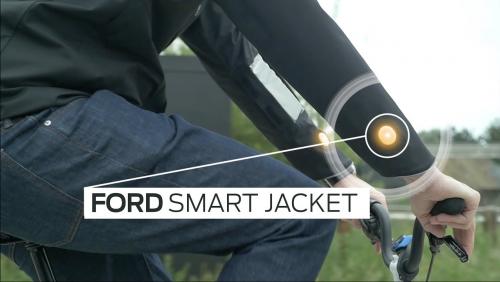 Ford Smart Jacket : la veste connectée pour cyclistes en vidéo