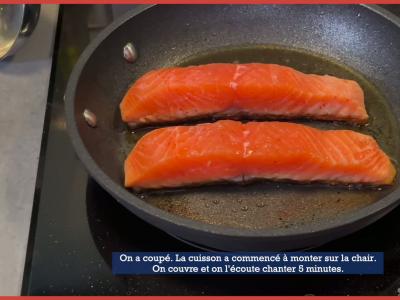 Recette rapide : le pavé de saumon gourmand et croustillant