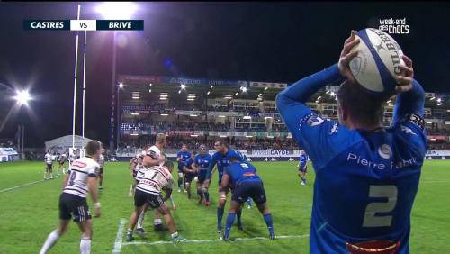 Castres Olympique - CA Brive : résumé et essais du match