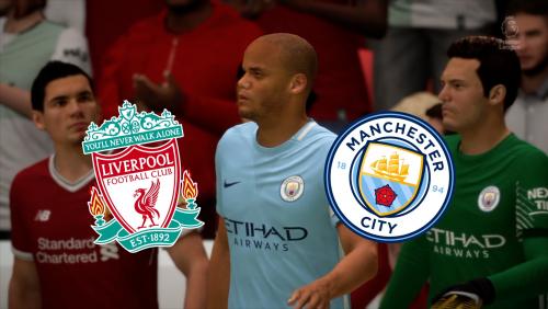 Simulation de Liverpool - Manchester City, 1/4 de finale aller de Ligue des Champions